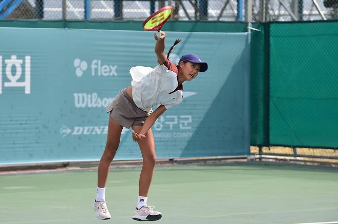 서승연의 8강전 모습. 황서진 기자