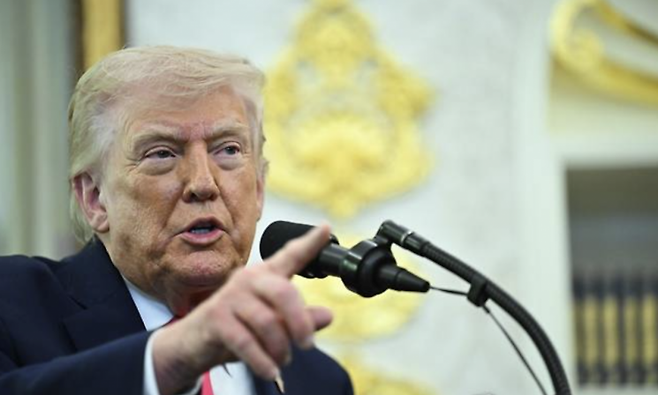 도널드 트럼프 미국 대통령. 연합뉴스