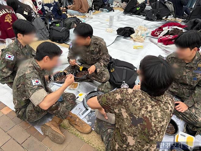 1일 방문한 서울 성북구 고려대 중앙광장 / 사진=이수 기자