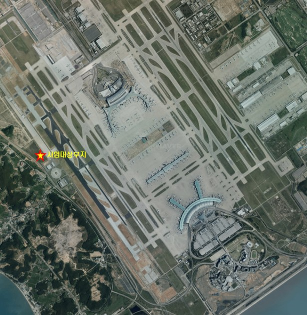 인천공항 미술품 수장고 위치도. 인천국제공항공사 제공