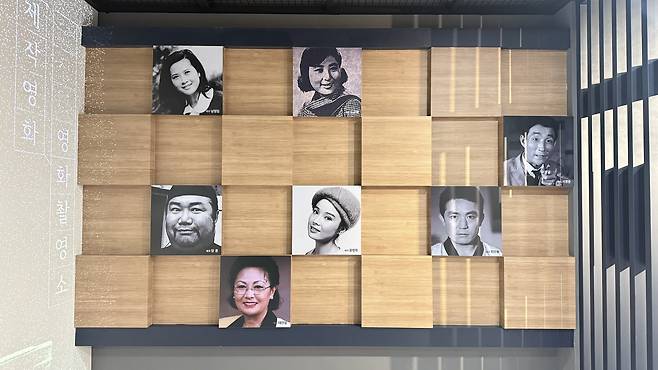 Actors of films shot at a Dapsimni studio are displayed at Dapsimni Film Exhibition hall on March 8. [WOO JI-WON]