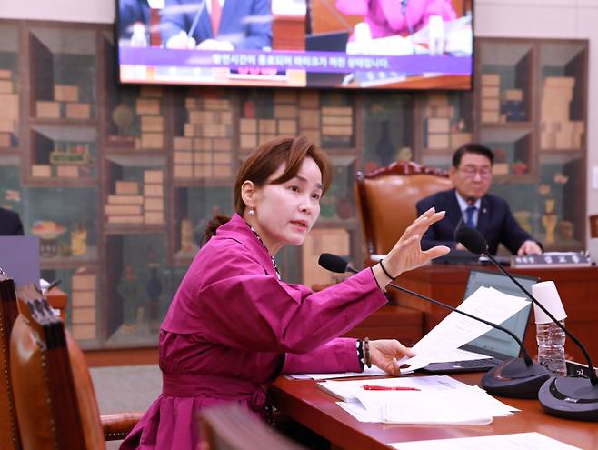 임오경 더불어민주당 의원(문화체육관광위원회 소속). 임오경 의원실 제공