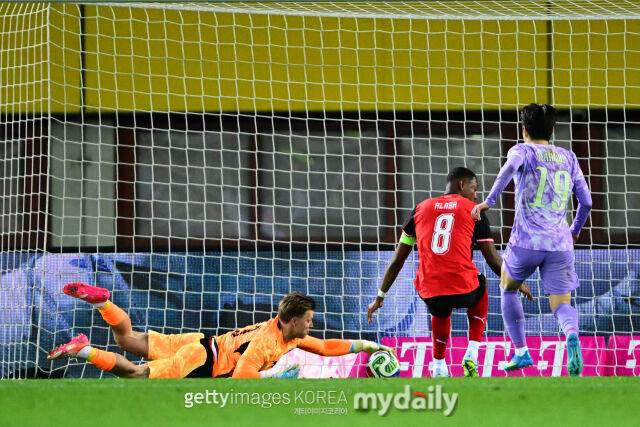 한국과 오스트리아 경기장면/게티이미지코리아