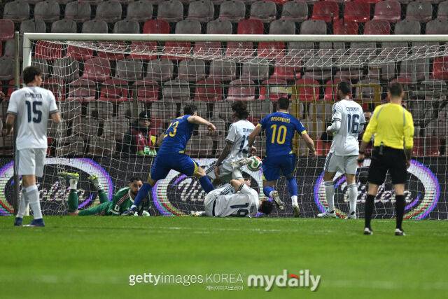 이탈리아와 보스니아 헤르체고비나 경기장면/게티이미지코리아