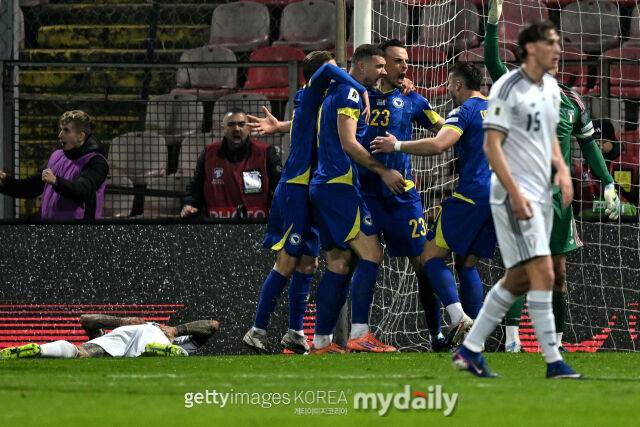 이탈리아와 보스니아 헤르체고비나 경기장면/게티이미지코리아