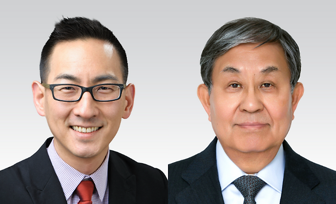 윤태식(왼쪽) 미국 위스콘신대 매디슨 교수와 김범만 포스텍 명예교수가 각각 ‘2026 삼성호암상’ 과학상 화학·생명과학부문, 공학상 수상자로 선정됐다. [호암재단 제공]