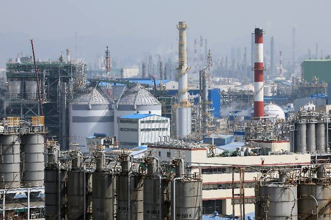 전남 여수 국가산업단지 모습. 연합뉴스