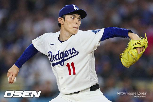 [사진] LA 다저스 사사키 로키. ⓒGettyimages(무단전재 및 재배포 금지)