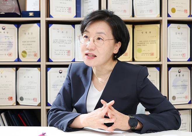 1일 오전 서울 서초구 법무법인 숭인에서 김영미 변호사가 시사저널과 인터뷰를 하고 있다. ⓒ시사저널 임준선