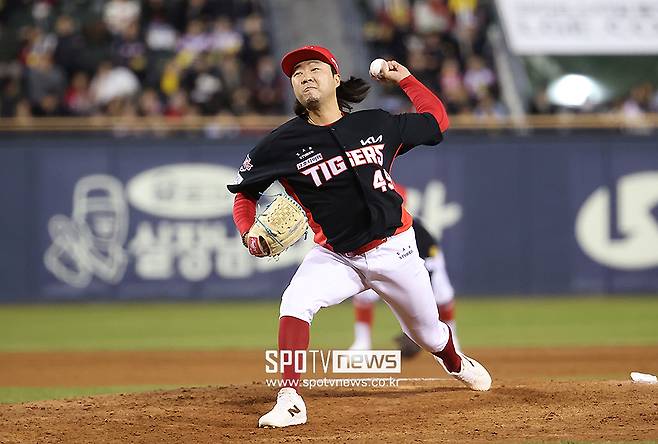 ▲ 올 시즌 KIA 불펜의 가장 큰 지원군으로 뽑히는 김범수 ⓒ곽혜미 기자