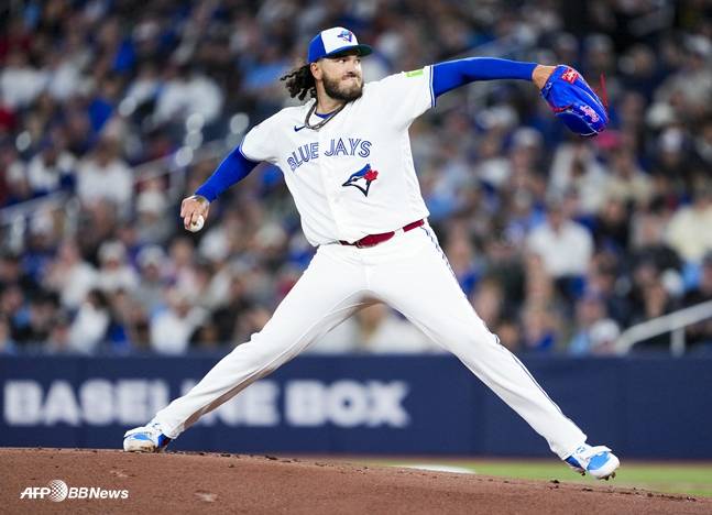 3월 31일 콜로라도전에서 투구하는 폰세의 모습. /AFPBBNews=뉴스1