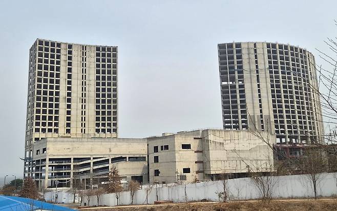 인천 미단시티 카지노복합리조트 공사장 [촬영 홍현기]