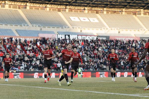 프로축구 K리그1 부천FC 1995 갈레고가 지난달 7일 대전하나시티즌과의 경기에서 득점한 뒤 기뻐하고 있다. 2026.3.7 /한국프로축구연맹 제공