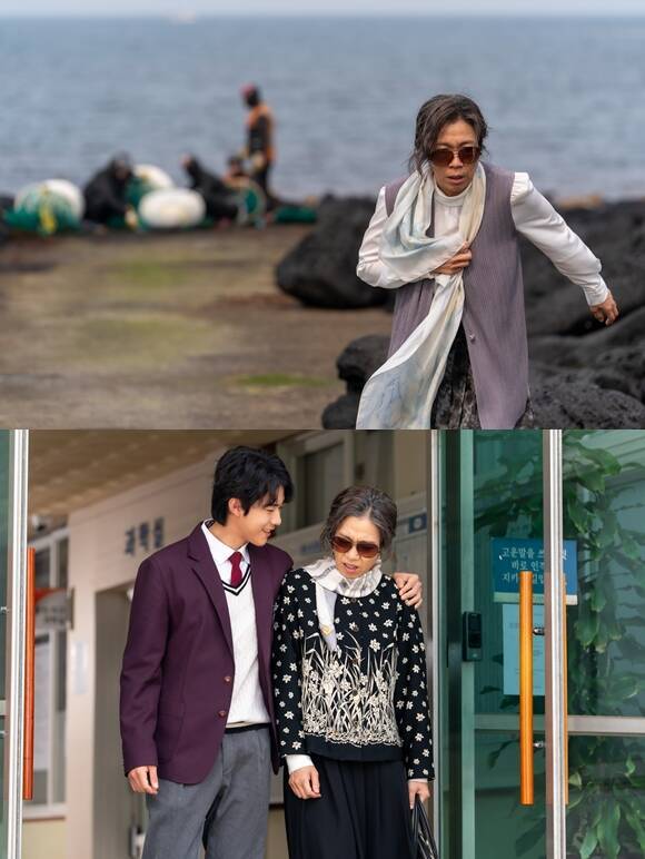 배우 염혜란 외에도 신예 신우빈 최준우, 배우 박지빈이 영화 '내 이름은'에 출연해 또 다른 이야기의 축을 맡는다. /렛츠필름, 아우라픽처스