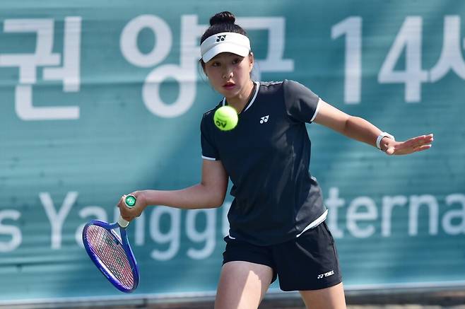 박예인의 포핸드. 황서진 기자