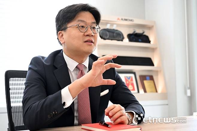 강동윤 아우모비오코리아 대표. 김민수기자 mskim@etnews.com