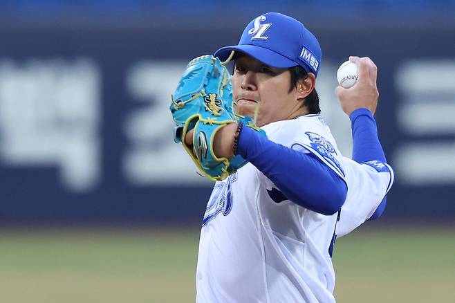 1일 대구 두산전에서 호투를 펼친 삼성 양창섭. 사진 삼성 라이온즈