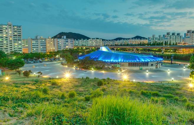 박물관 및 대성동고분군 근경/사진=김해시