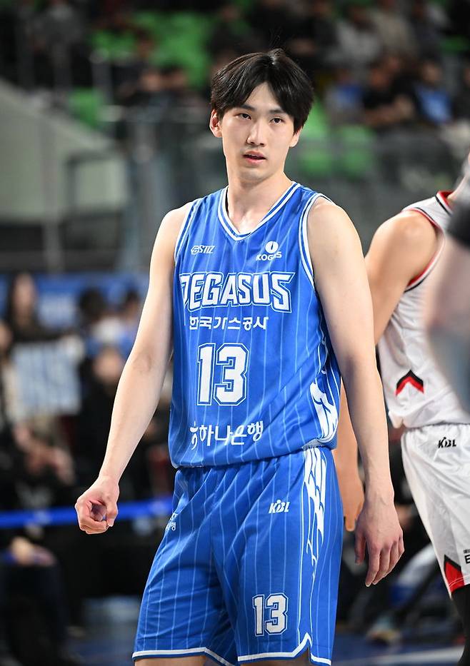 [서울=뉴시스] 프로농구 대구 한국가스공사의 김민규. (사진=KBL 제공) *재판매 및 DB 금지