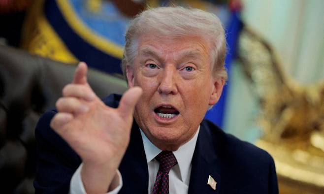 도널드 트럼프 미국 대통령. 로이터연합뉴스