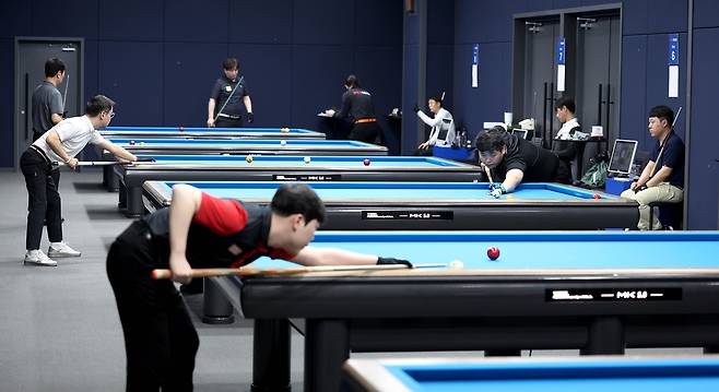 지난해 PBA Q스쿨 경기 모습. 사진 제공=PBA