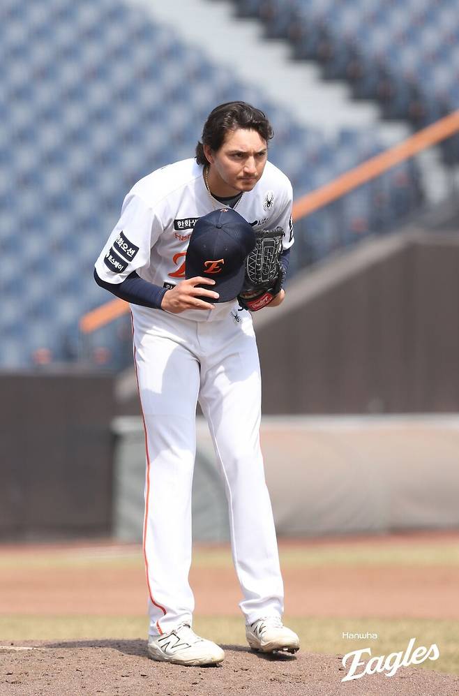 ▲ 오웬 화이트 ⓒ한화 이글스