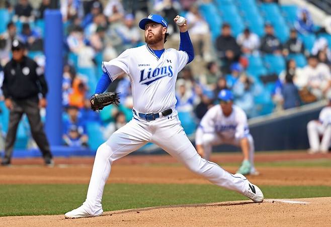 ▲ 잭 오러클린 ⓒ삼성 라이온즈