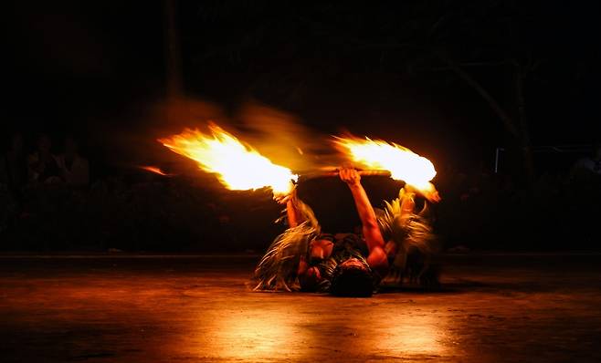 아타리 디너쇼 불 쇼 [사진/임헌정 기자]