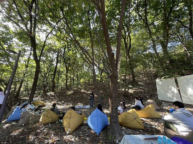 지난해 숲태교 프로그램 사진 [강북구 제공. 재판매 및 DB 금지]