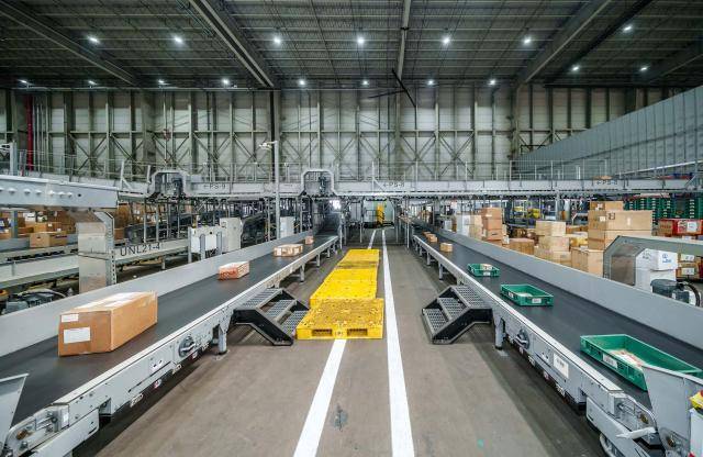 UPS 인천공항 허브 내부.[사진=UPS코리아]