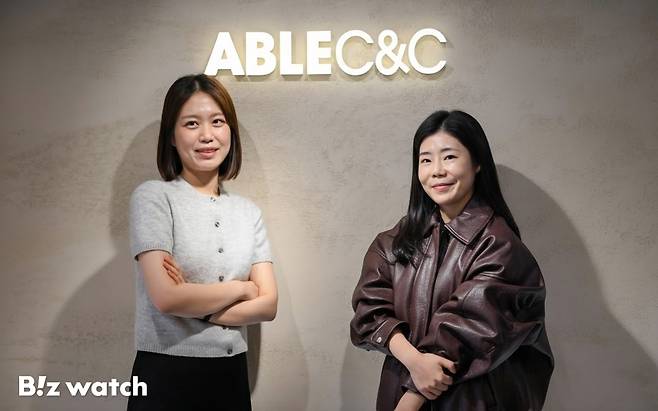 에이블씨엔씨의 박현경 마케팅팀장(왼쪽)과 김연선 상품개발팀장./사진=이명근 기자 qwe123@