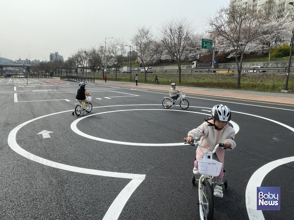 동대문구 유아반 자전거교실. ⓒ동대문구