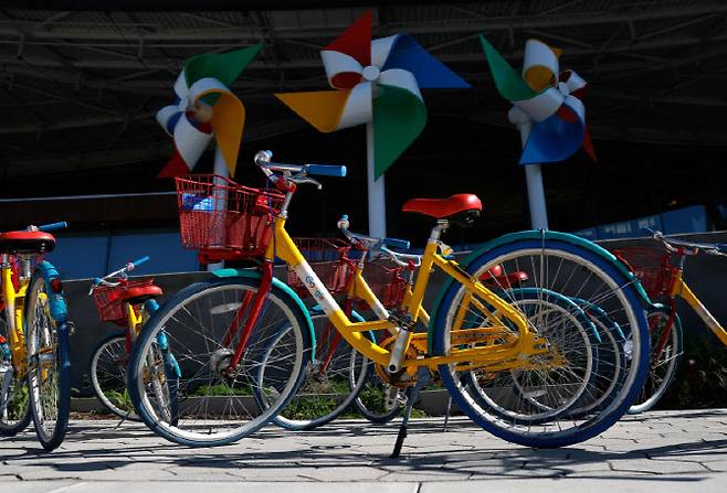 Google bikes. (AFP)