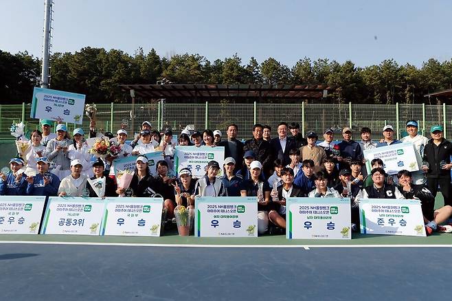 2025년 대회 후 단체 시상식. 사진/테니스코리아