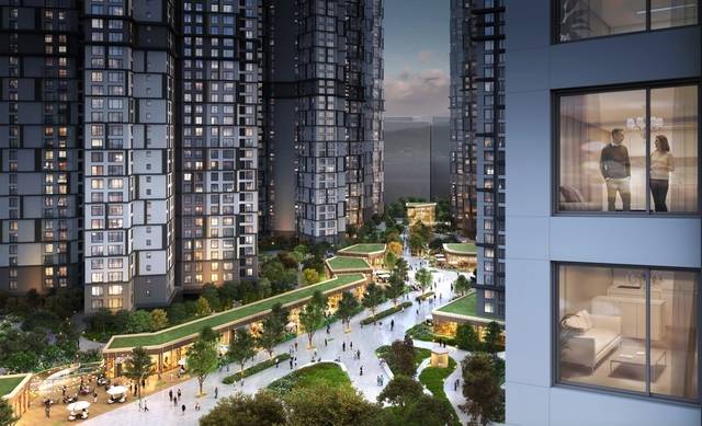 IPARK현대산업개발, 파크로쉬 서울원 중앙투시도