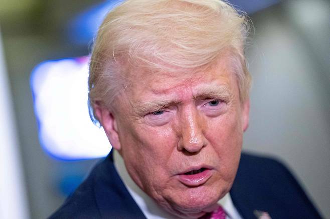 도널드 트럼프 미국 대통령. APF=연합뉴스