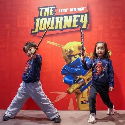 레고랜드 고풀닌자를 즐기고 있는 어린이. 레고랜드 코리아 리조트 제공