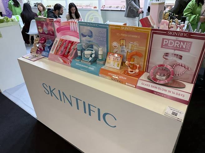 PDRN 성분 강조하는 C뷰티. (사진=최수진 기자)