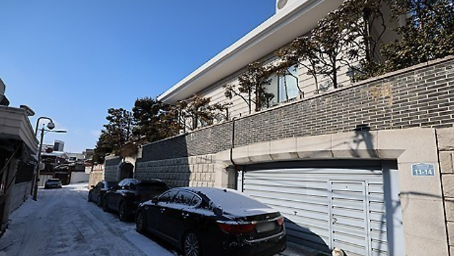 고 전두환 전 대통령의 연희동 자택 모습. 연합뉴스