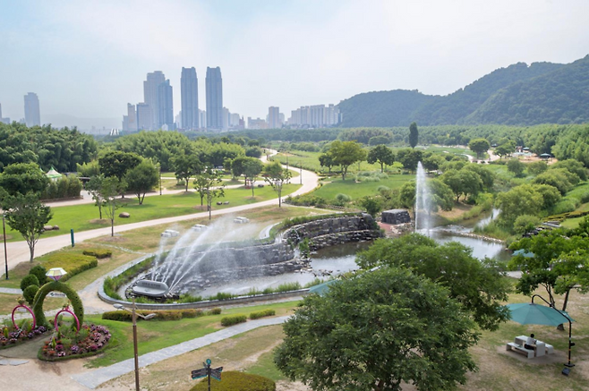 울산 태화강 국가정원 무지개분수 정원 [울산시]