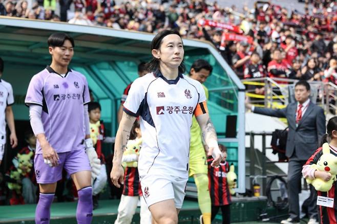 광주FC 신창무 선수. /사진=광주FC