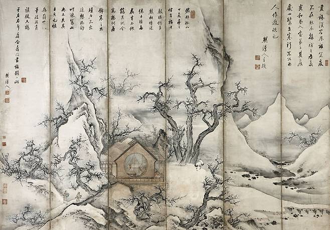 이한철 〈매화서옥도〉 ⓒ국립중앙박물관 *재판매 및 DB 금지