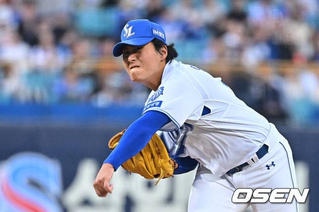 [OSEN=대구, 이석우 기자] 삼성 라이온즈 이승현 017 2026.04.02 / foto0307@osen.co.kr
