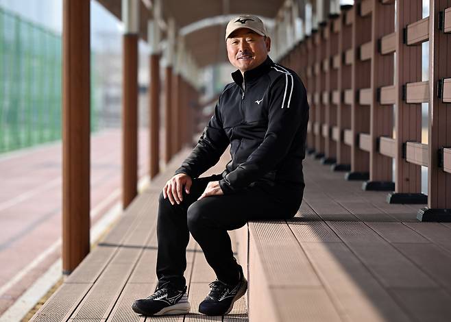 마라토너 이봉주. 성형주 기자