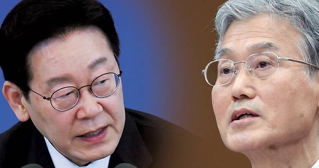 이재명 대통령(왼쪽 사진)과 조희대 대법원장 ⓒ연합뉴스