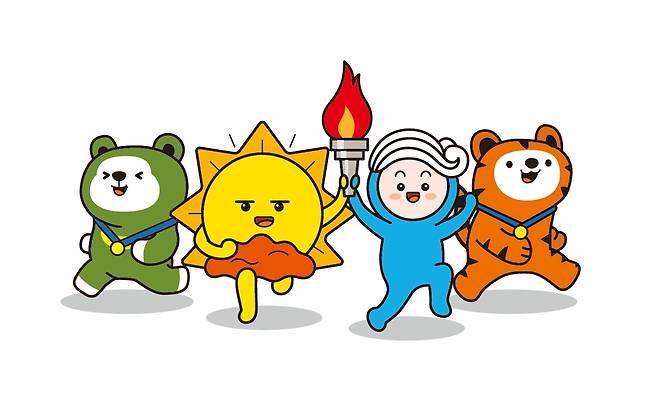 강원도민체전 마스코트 [동해시 제공. 재판매 및 DB 금지]