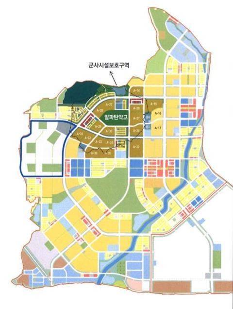 평택 고덕신도시 내 '알파탄약고' 위치도 [평택시 제공. 재판매 및 DB 금지]