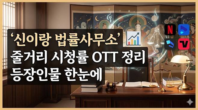 신이랑 법률사무소 줄거리 시청률 OTT 정리 등장인물까지 한눈에