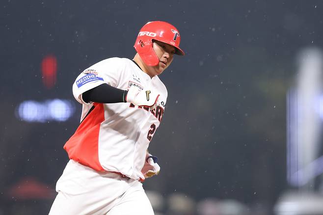 반격의 홈런을 날렸던 KIA 타이거즈 한준수. 사진제공=KIA 타이거즈