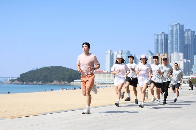 파라다이스호텔 부산 뷰오리 러닝 클래스. 사진=파라다이스